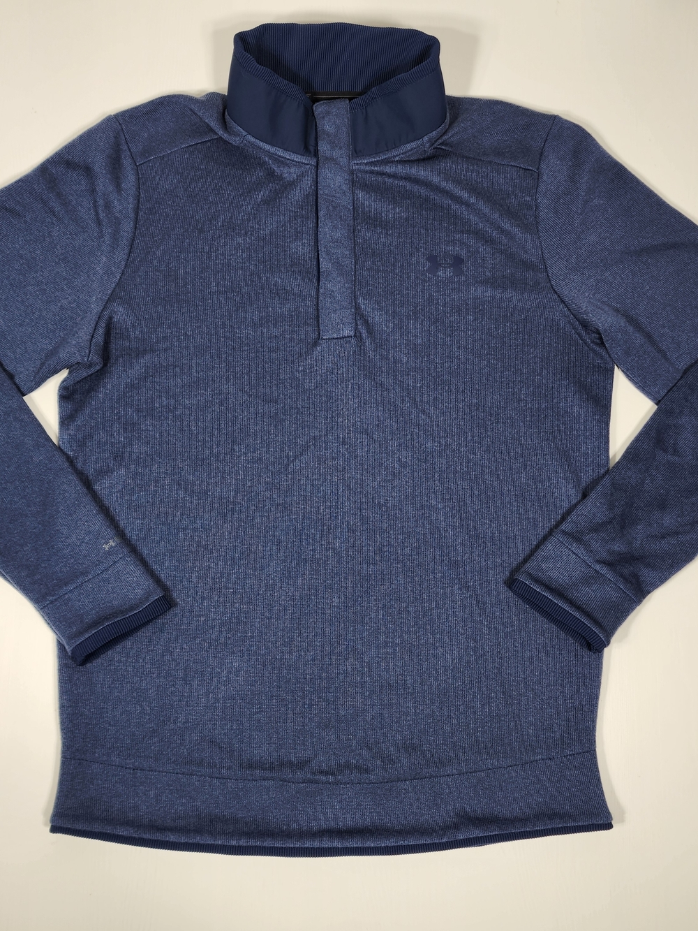 Under Armour Navy Heather 1/4 Zip Performance Pullover